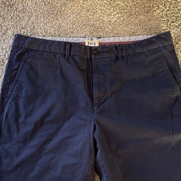 Perk Men's Navy Chinos - Picture 3 of 4